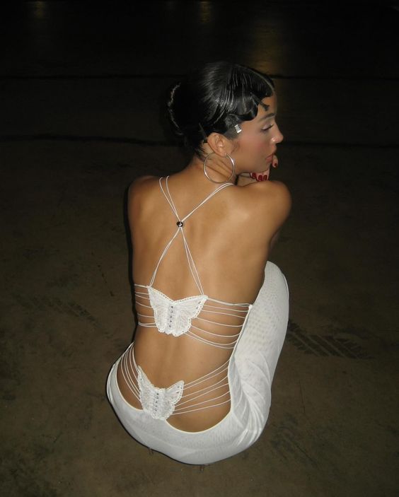 Backless Butterfly Dress